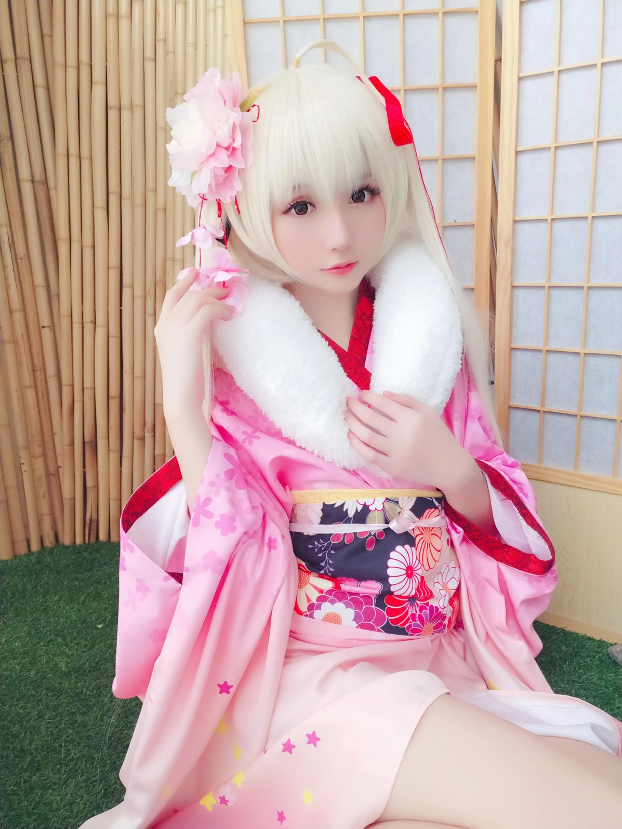星之迟迟 – VOL.01 粉红泡泡包-穹和服（9P） [9P]插图6